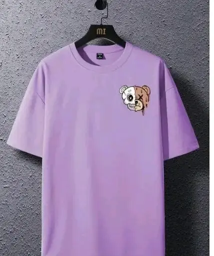 Men's Round Neck Printed T-shirt