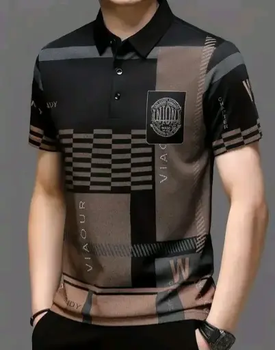 Men's Regular Black T-shirt