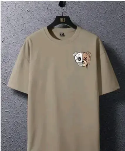 Men's Round Neck Printed T-shirt